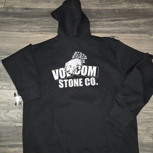 Volcom Black Hoodie with Stone Co. Graphic